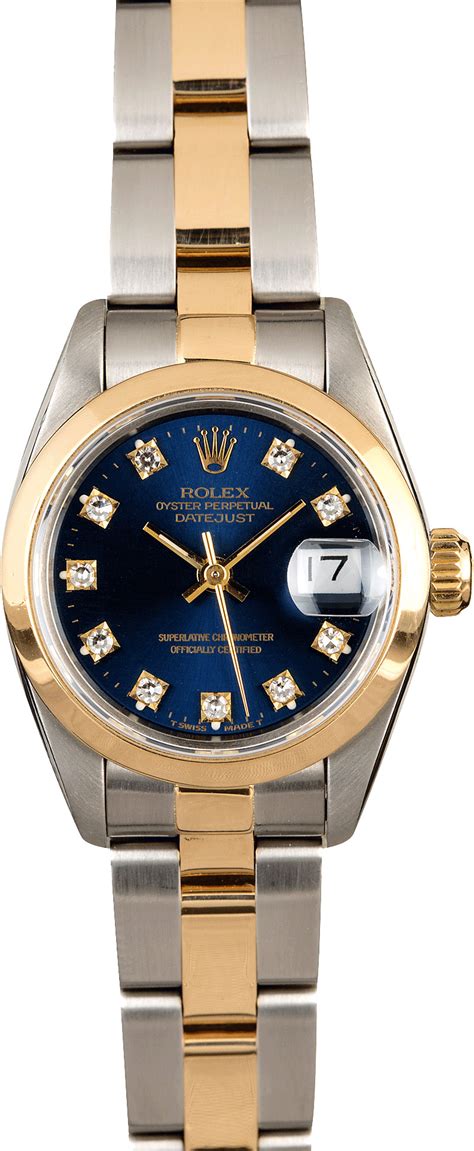 ladies rolex datejust 69163 blue diamond dial|Rolex serial number 69173.